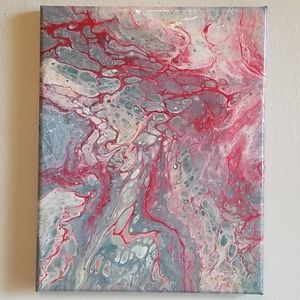 Handpainted abstract painting